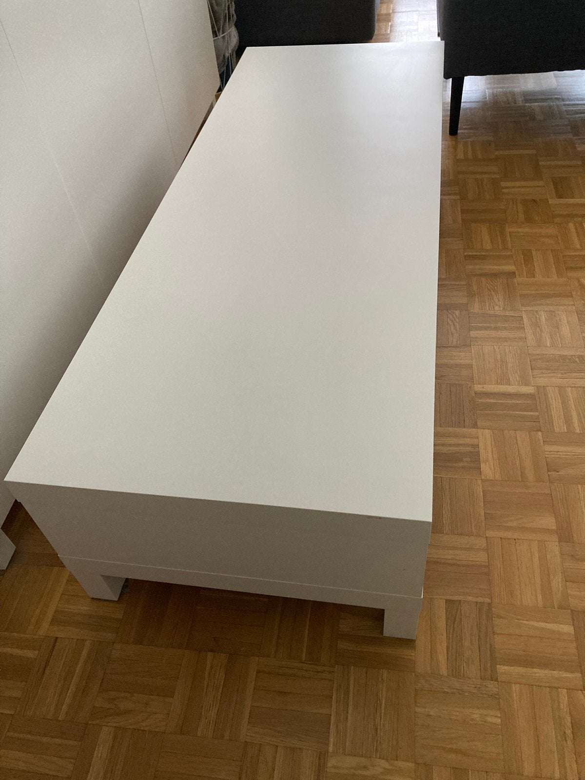 Meuble TV. Banc TV blanc Ikea Lack 149x55x35 cm, Huis en Inrichting, Kasten |Televisiemeubels, Ophalen, Overige materialen, Gebruikt