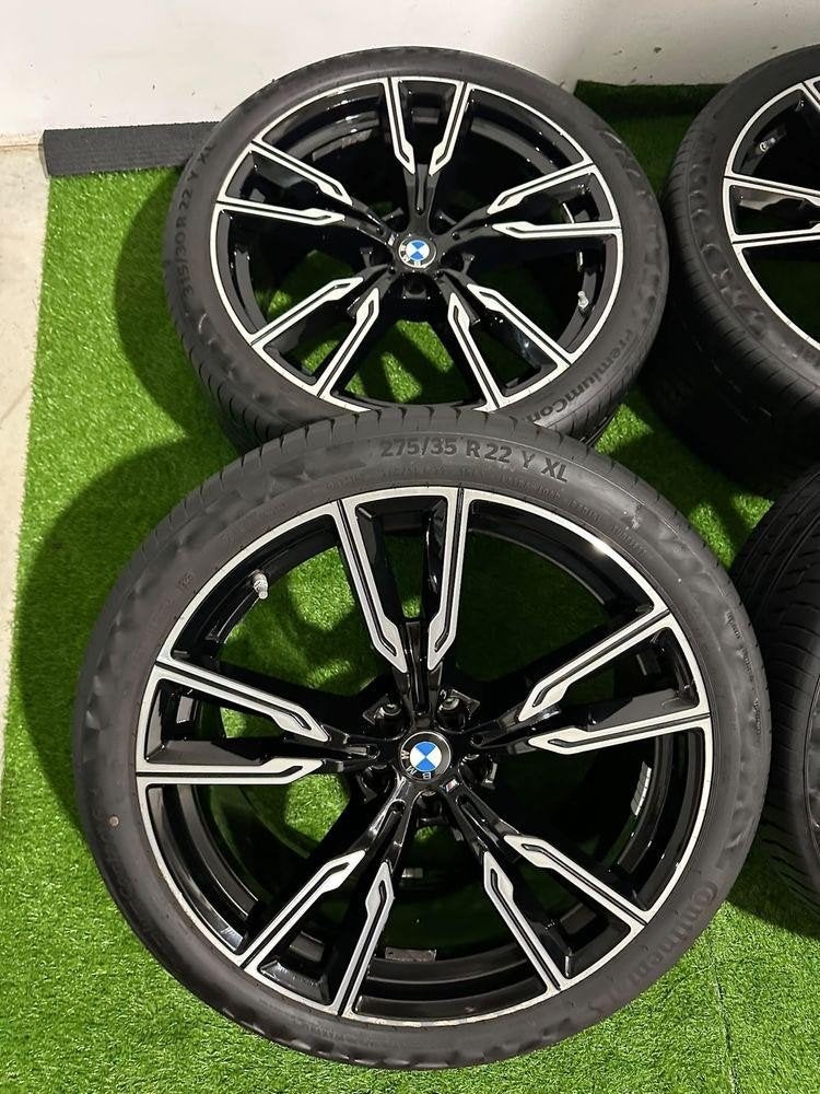 jantes Bmw X5 G05 & Bmw X6 G06 22 pouces pneus Continental, Autos : Pièces & Accessoires, Pneus et Jantes, Autres dimensions, Enlèvement