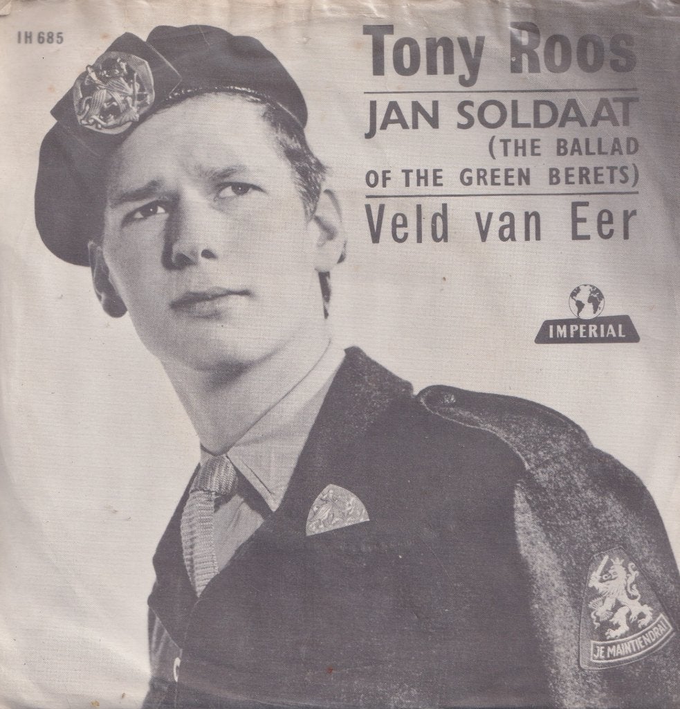 Tony Roos – Jan soldaat / Veld van Eer - Single, Enlèvement ou Envoi, Utilisé, 7 inch, En néerlandais