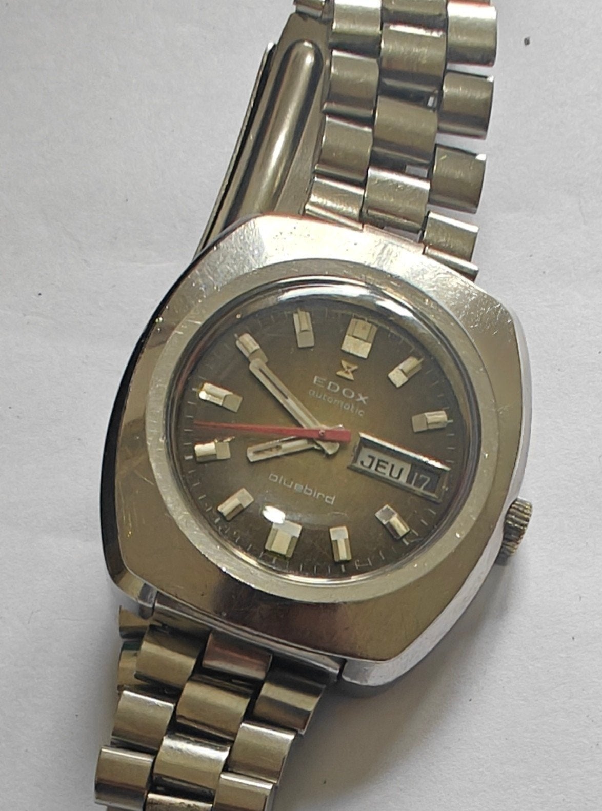 Montre automatique Edox, Enlèvement ou Envoi, Acier