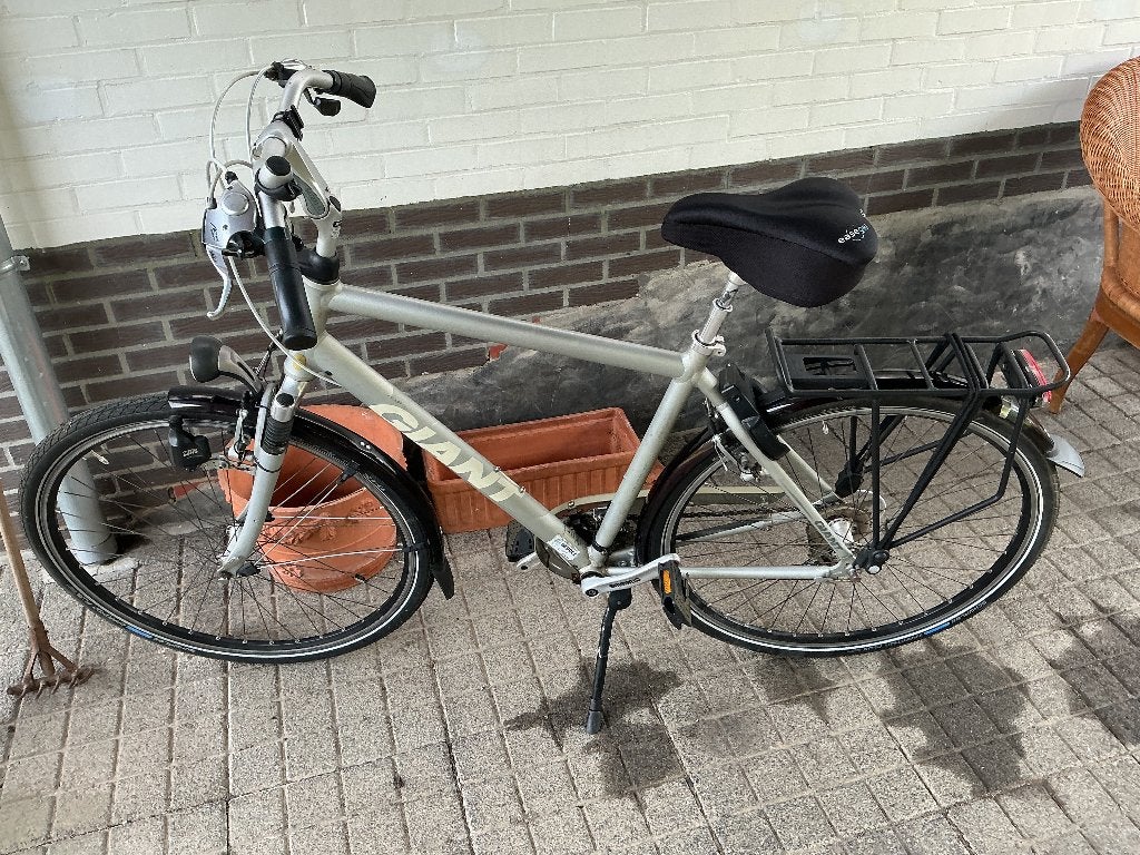 Herenfiets giant explorer, Fietsen en Brommers, Ophalen, Gebruikt, Versnellingen, Giant
