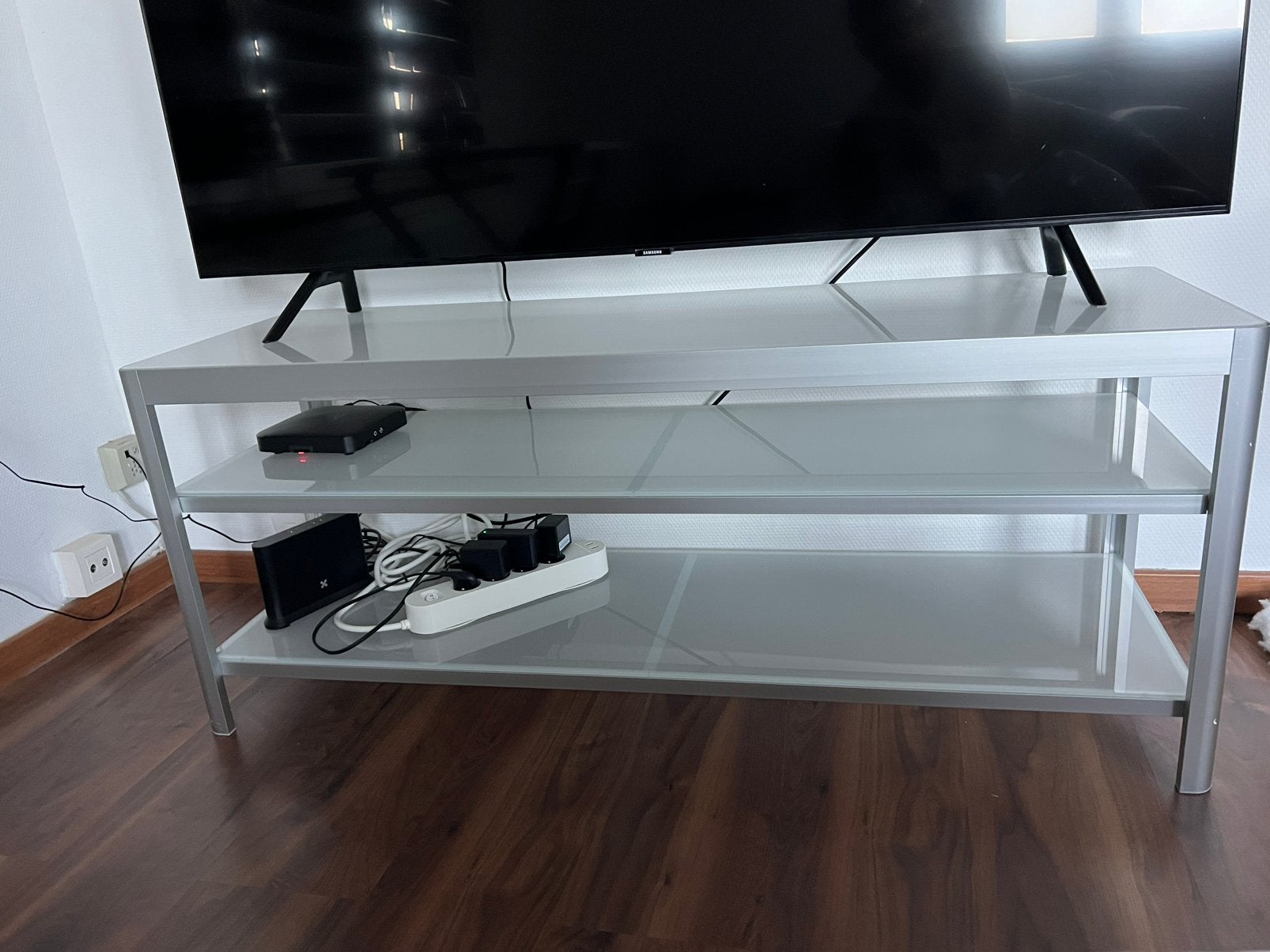 Meuble tv, Enlèvement, Comme neuf, Verre