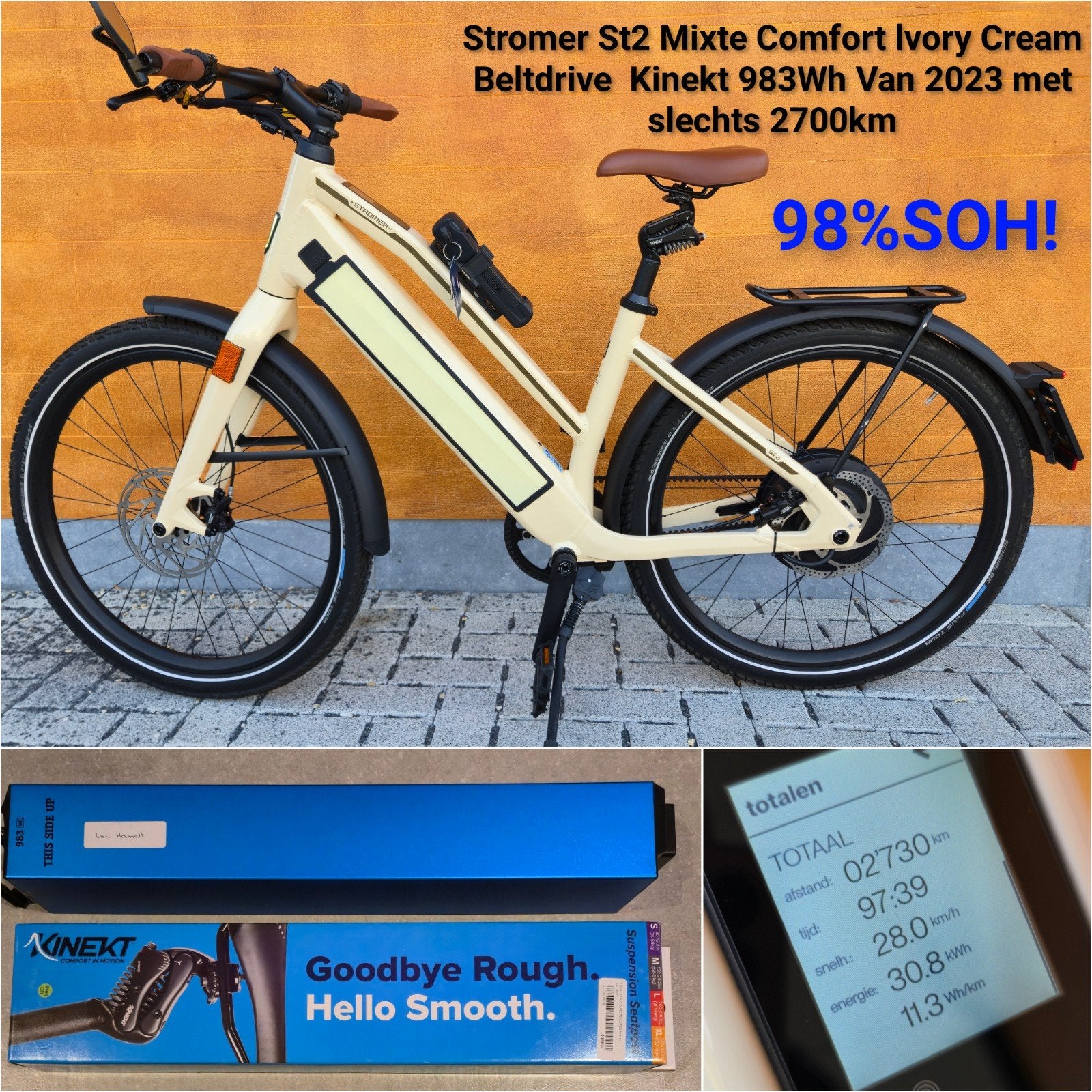 Stromer ST2 Beltdrive Speciale Editie  98% 2023 speedpedelec, Enlèvement, Comme neuf, Stromer