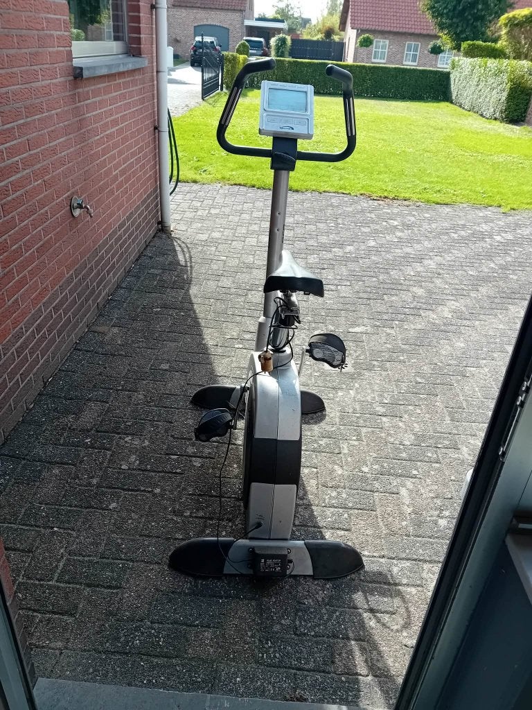 home trainer, Ophalen, Gebruikt