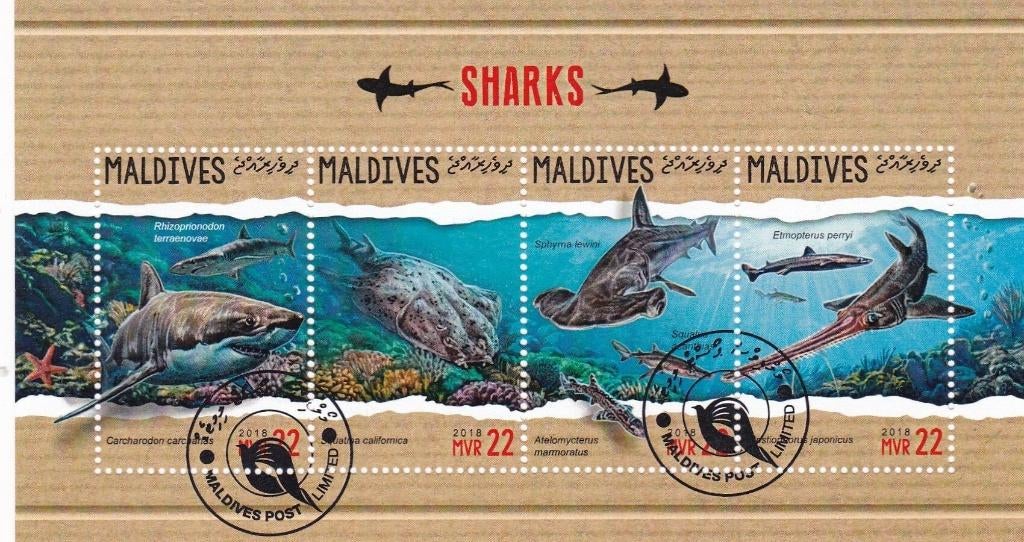 Timbres animaux poissons, Timbres & Monnaies, Envoi, Affranchi