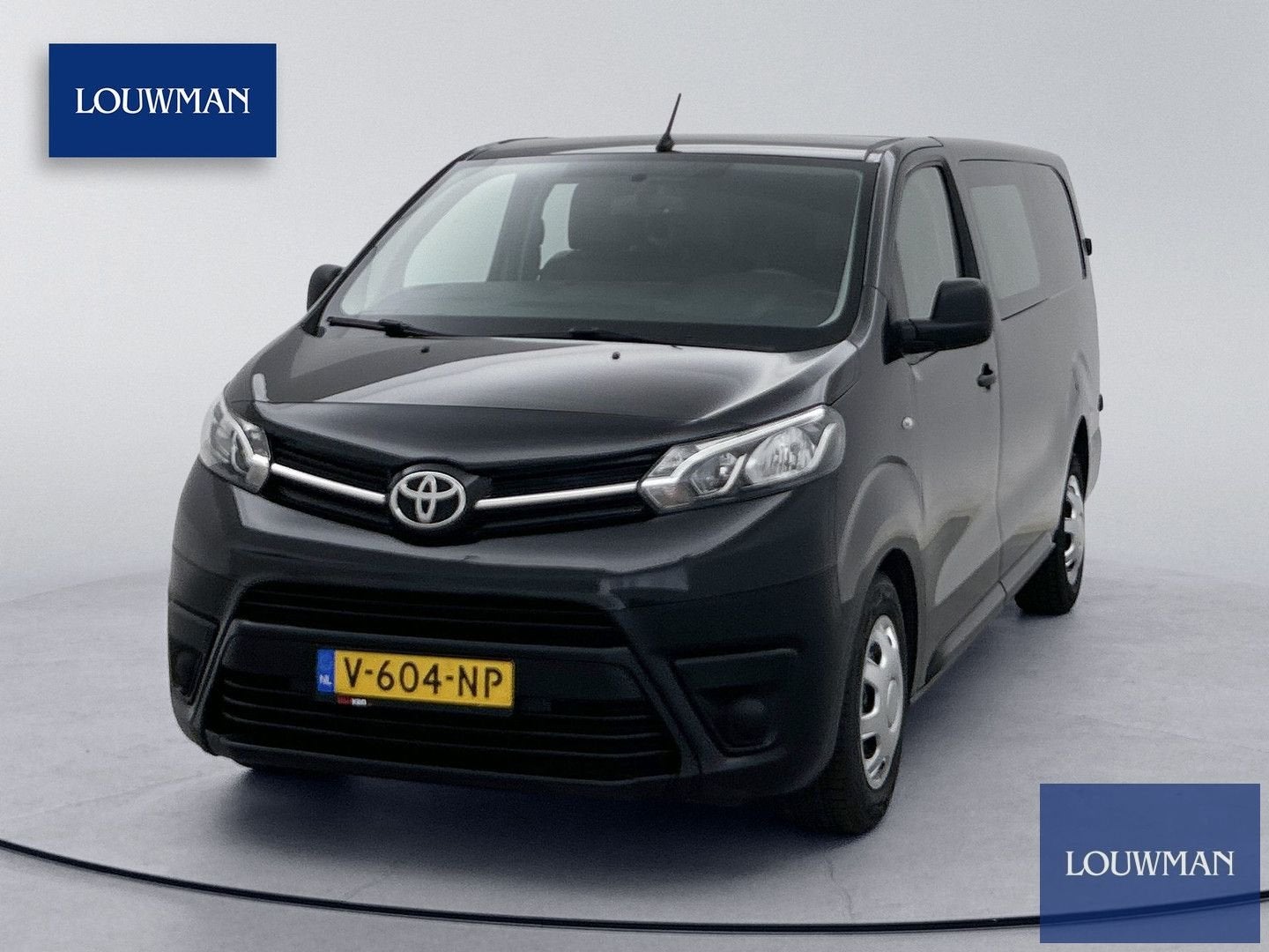 Toyota PROACE Worker 1.6 D-4D Long DC Cruise control Dubbele, Auto's, Electronic Stability Program (ESP), Zwart, Bedrijf, 148 g/km