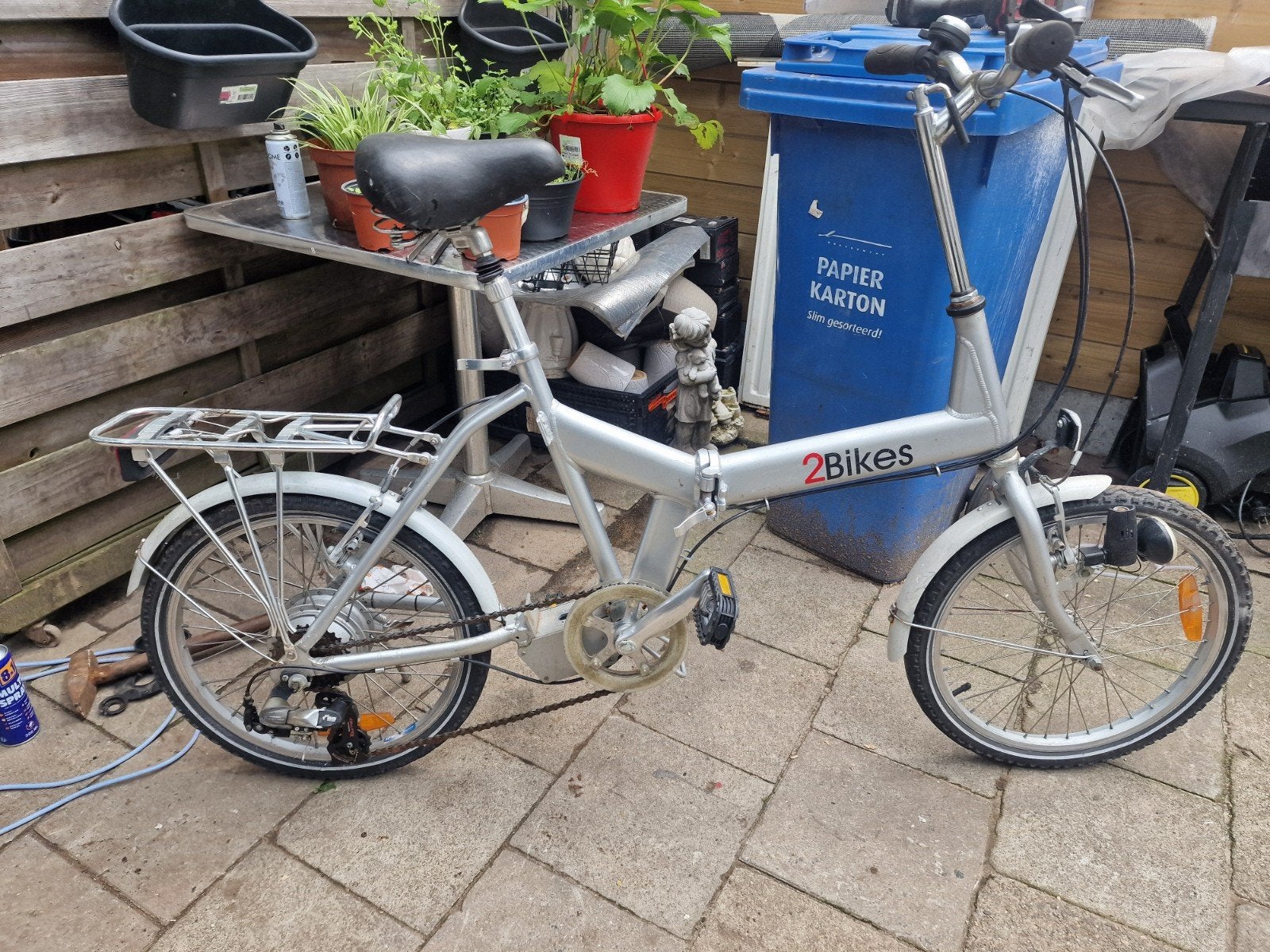 Vouwfiets/plooifiets 20 inch, Ophalen