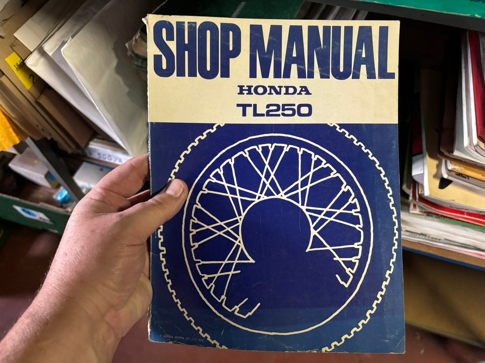 Shopmanual Honda TL250, 1975!, Ophalen of Verzenden, Honda