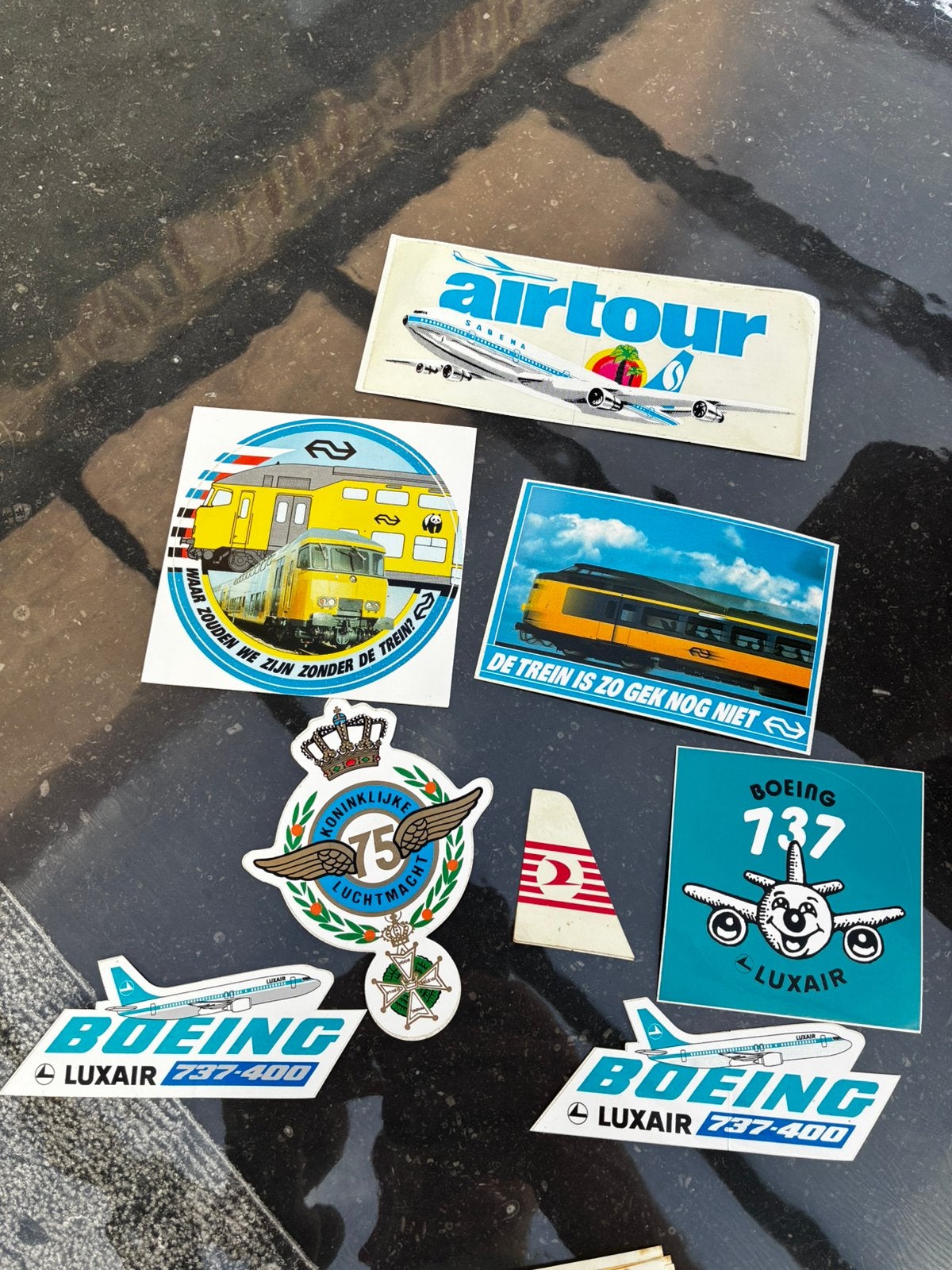 Lot de stickers pour avions et trains, Enlèvement ou Envoi, Neuf