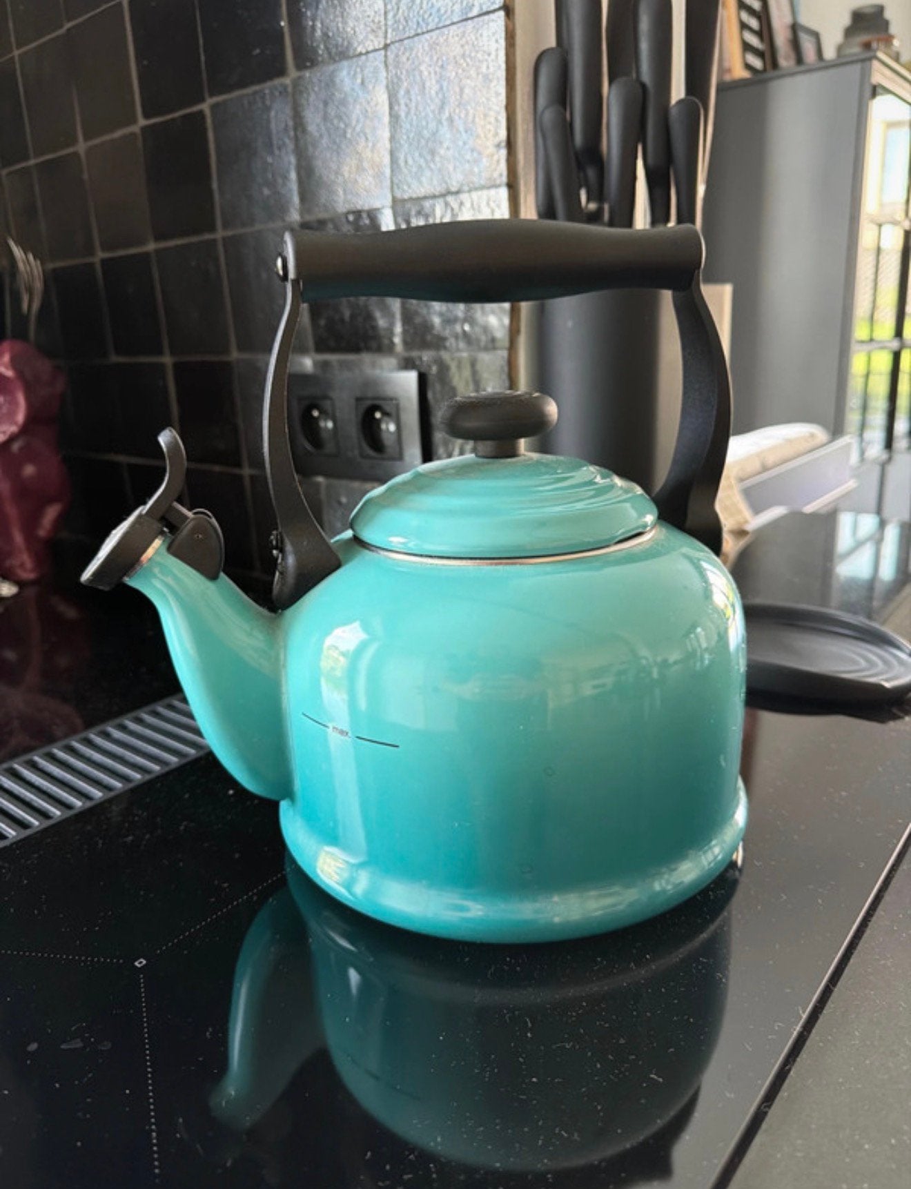 Le Creuset - Traditionele waterketel - 2,1l - Caribbean Blue, Ophalen, Le Creuset