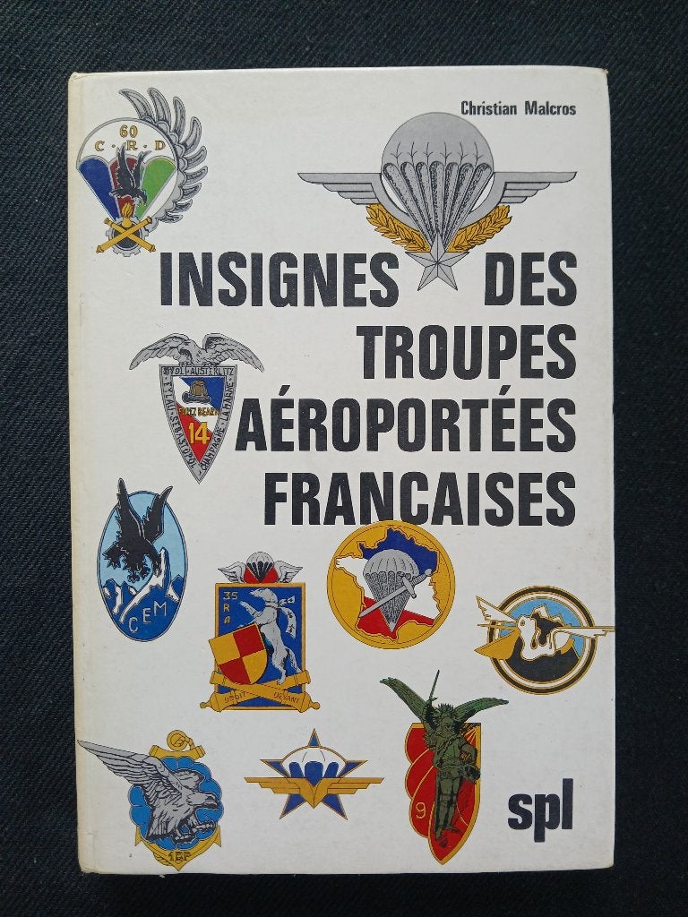 Franse insignes van luchtlandingstroepen, Christian Malcros, Ophalen of Verzenden, Tweede Wereldoorlog, Gelezen