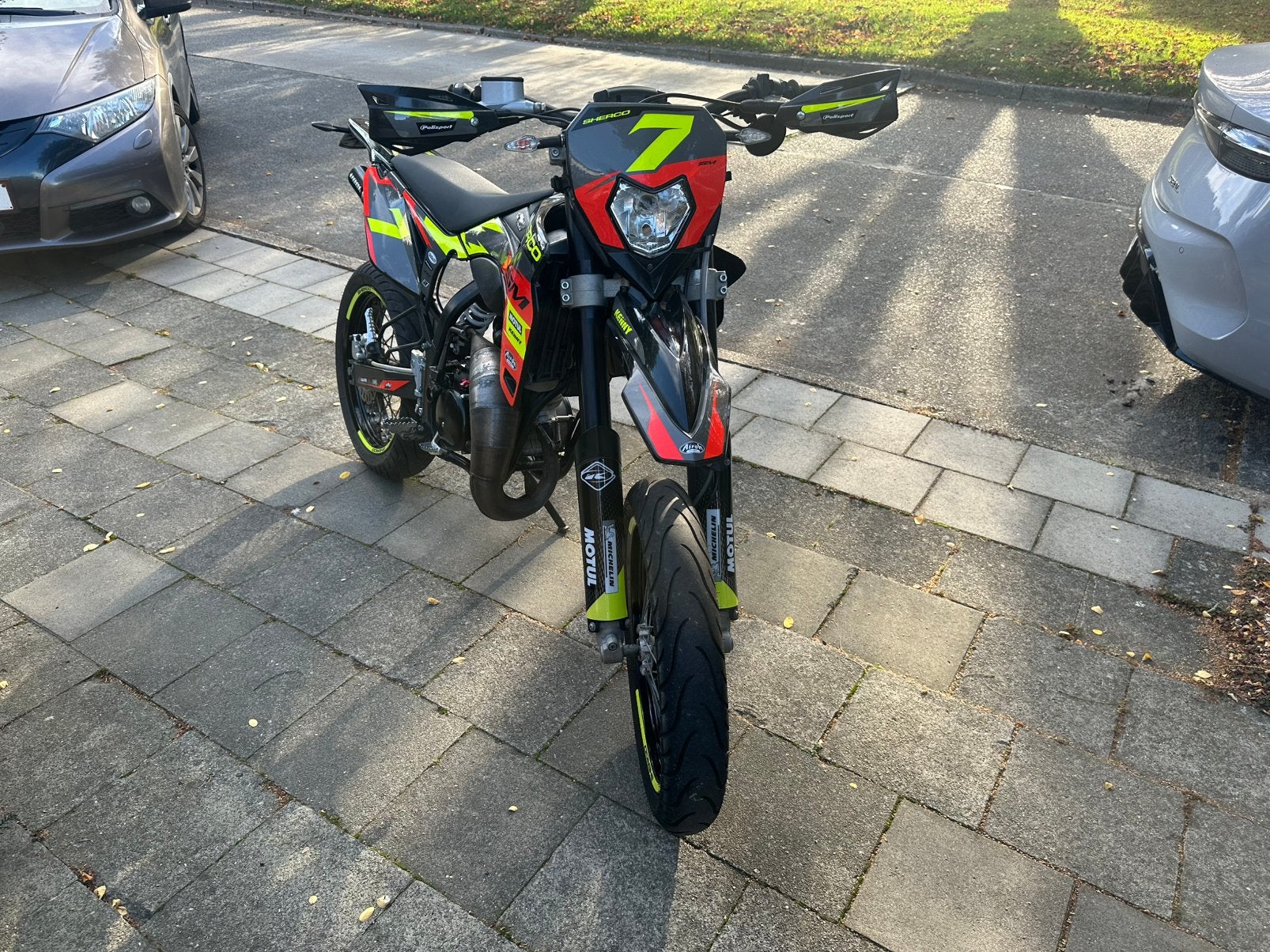 Sherco sm rs 50, Fietsen en Brommers, 6 versnellingen, Gebruikt, 50 cc, Ophalen