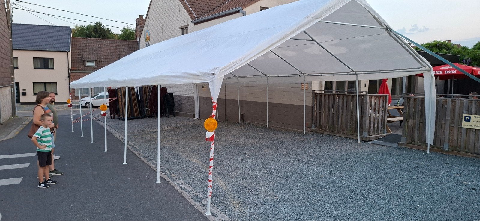 partytent, Enlèvement, Tente de réception