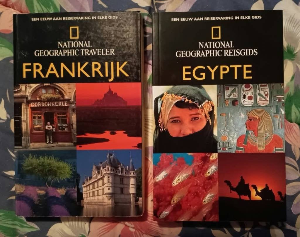 national geographic reisgids Frankrijk en Egypte, Boeken, Ophalen of Verzenden