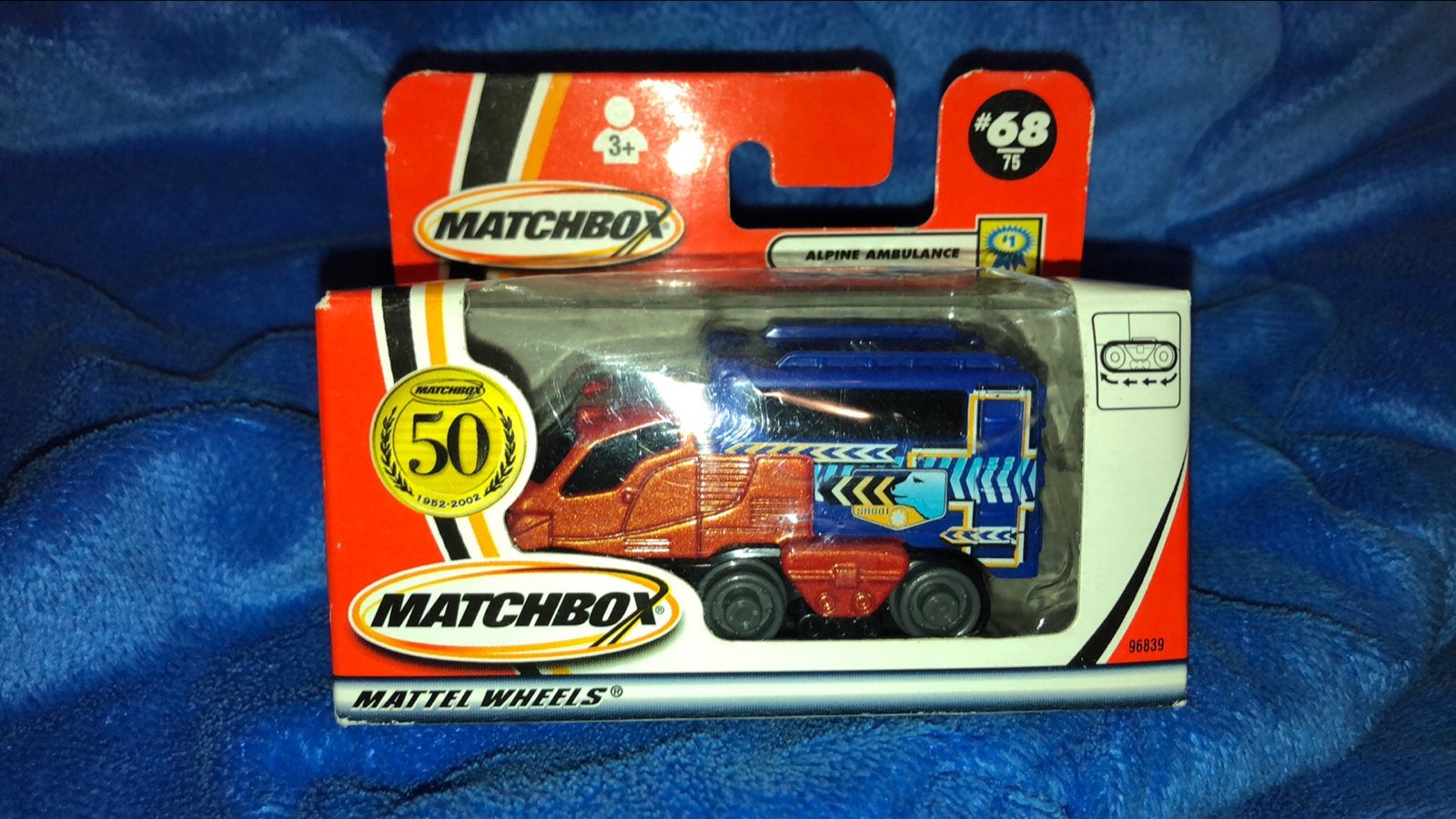 Matchbox Ambulance Alpine Mattel  Wheeler  2001, Comme neuf, Matchbox