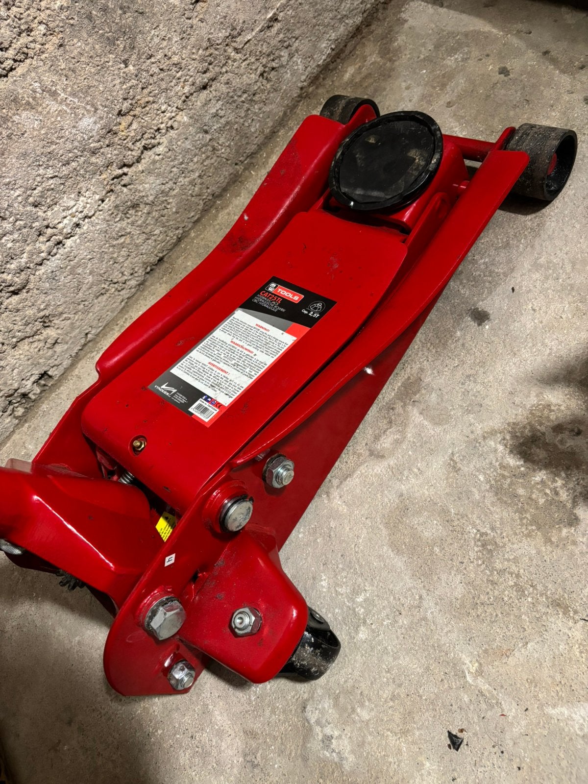 Cric hydraulique MW Tools 2.5t Professionnel, Enlèvement, Comme neuf, Hydraulique
