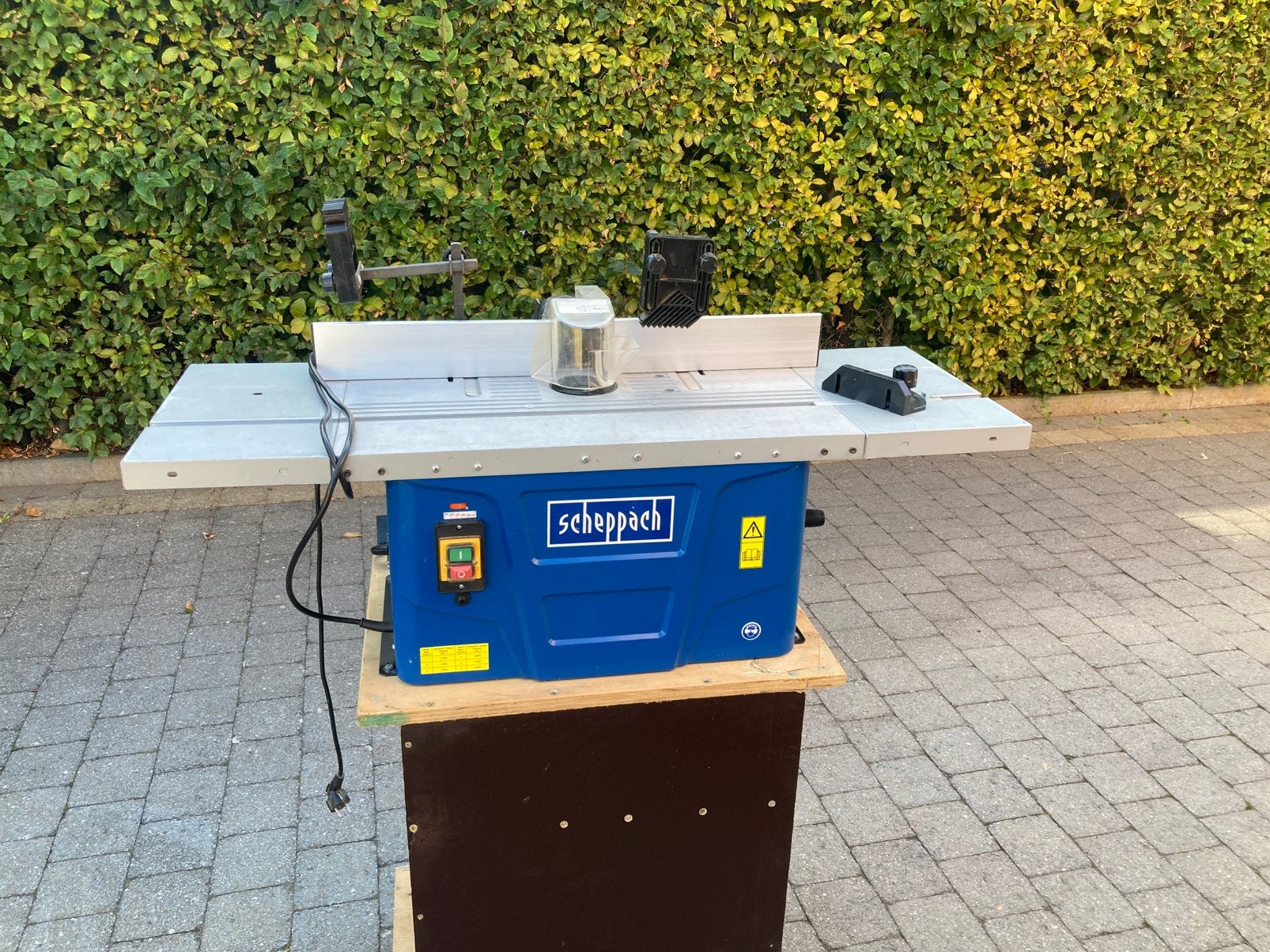 Scheppach houtfreesmachine, Ophalen, Gebruikt