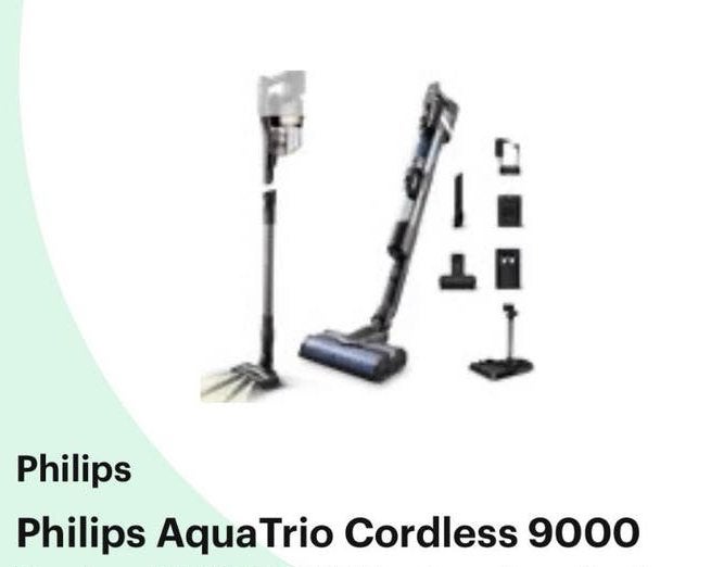 Phillips aquatrio steelstofzuiger: met dweil stofzuiger, Elektronische apparatuur, Ophalen, Philips, Zo goed als nieuw, Draadloos