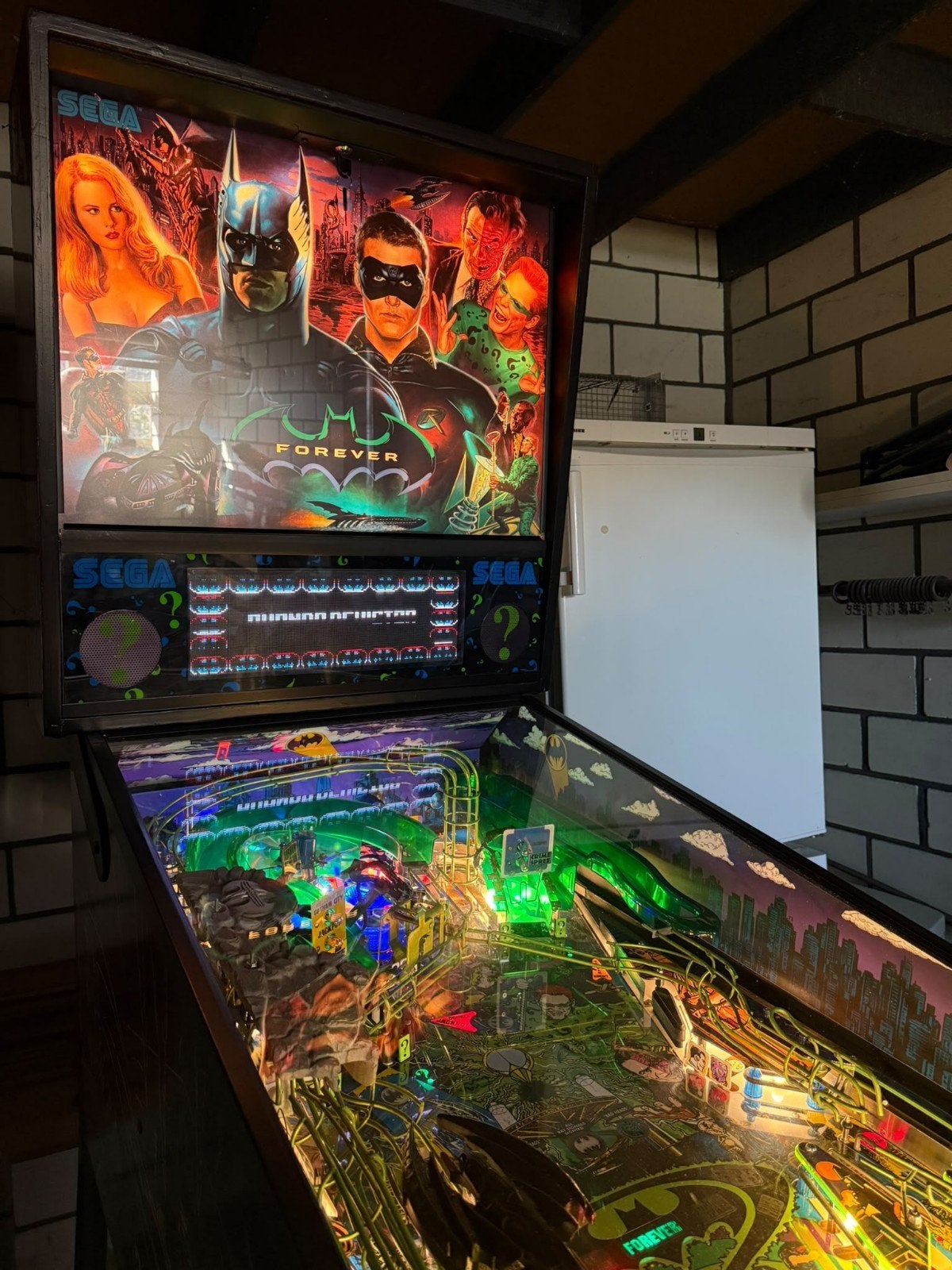 Batman Forever Flipperkast Gereviseerd, Verzamelen, Ophalen, Flipperkast