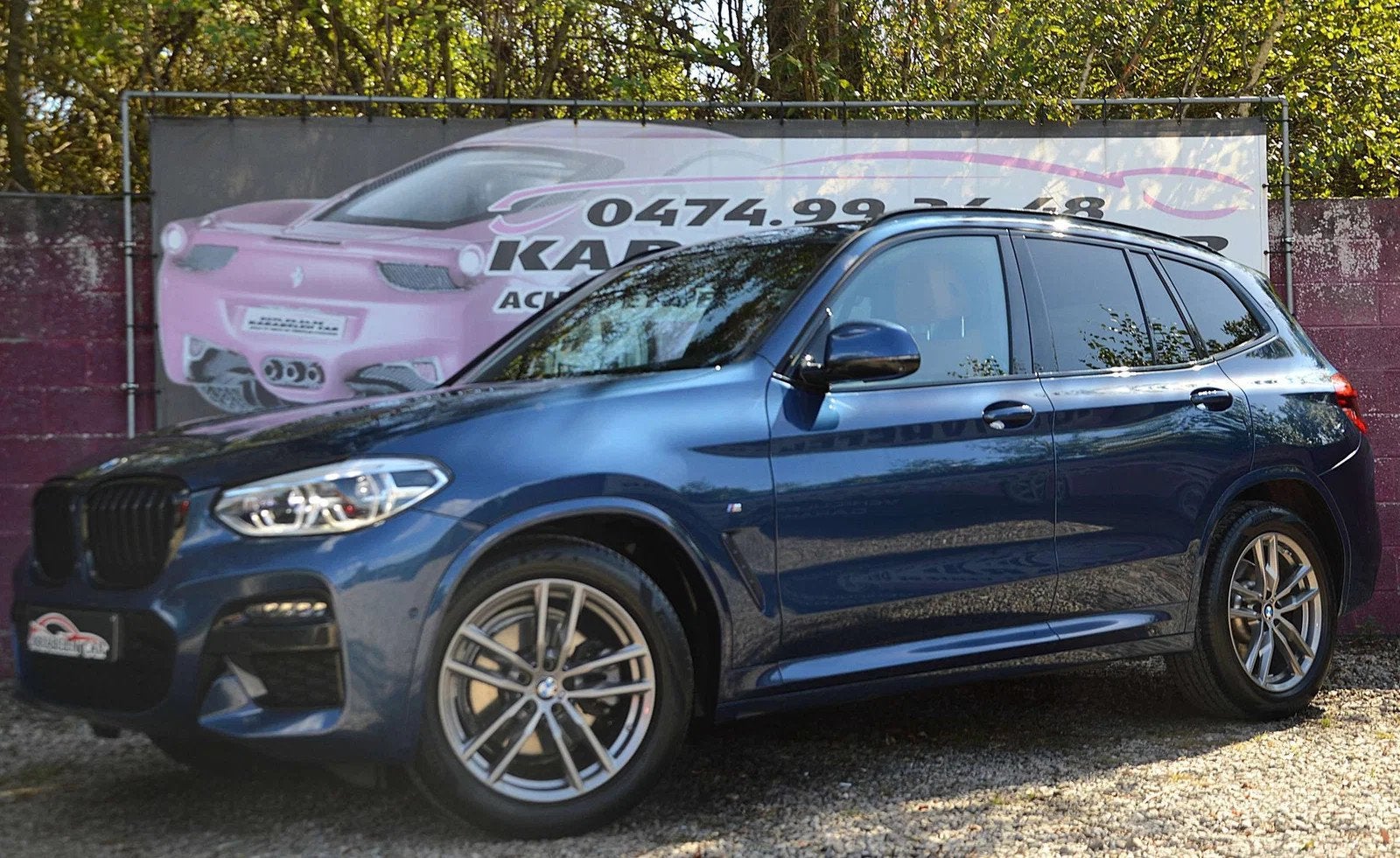 BMW X3 2.0dA sDrive18 Pack M BOITE AUT NAV CAM360 97.318KM, Achat, Euro 6, Entreprise, 136 ch