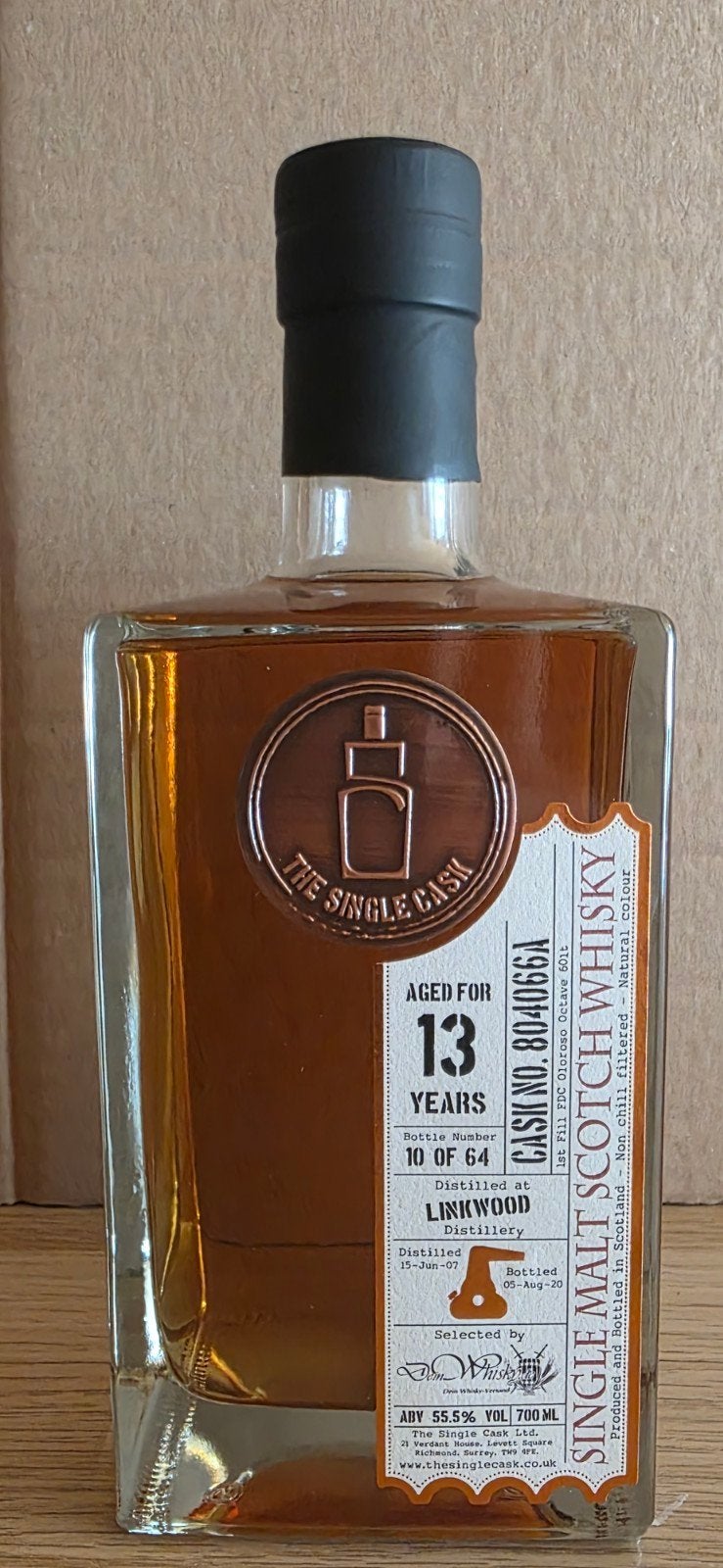 whisky Linkwood 13 y cask strength, Ophalen of Verzenden, Nieuw, Overige typen, Vol