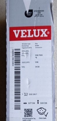 velux verduisteringsgordijn, Bricolage & Construction, Neuf, 100 à 150 cm, Enlèvement, 100 à 150 cm