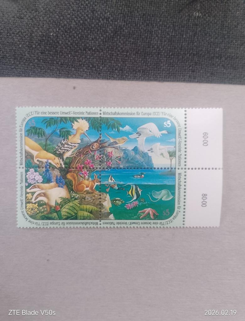 Fis postzegels Natur Wasser diere, Ophalen of Verzenden