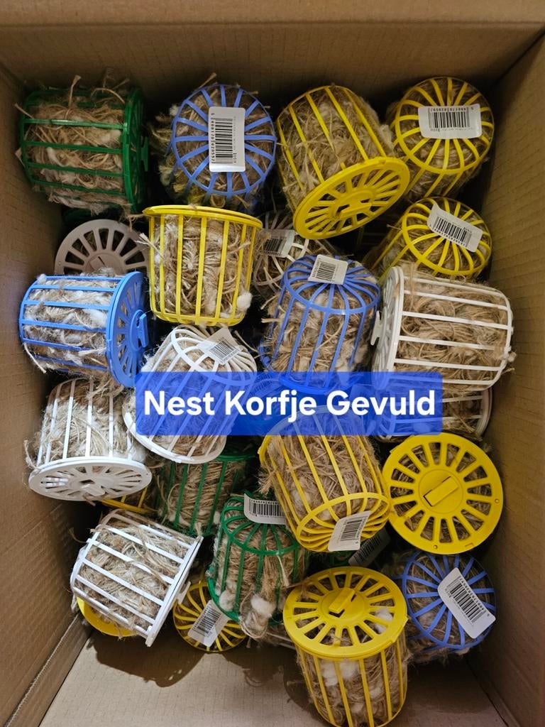 Nest Korfje Gevuld jute+katoen ( navulbaar ), Ophalen