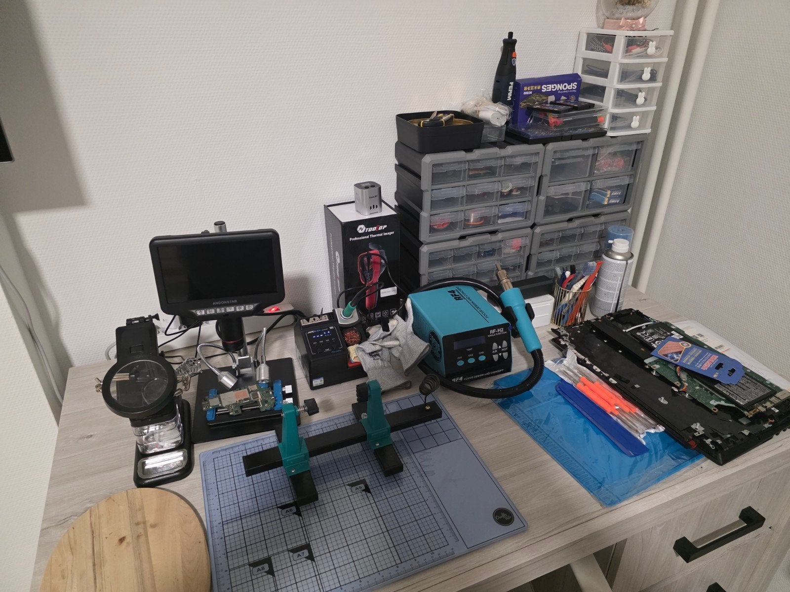 Lot matériels micros soudure, Computers en Software, Overige Computers en Software