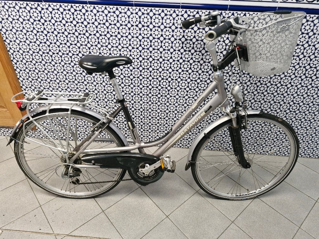 Damestfiets Batavus 14 versnellingen wielmaat 28, Fietsen en Brommers, Ophalen, Gebruikt, Velgrem, Versnellingen