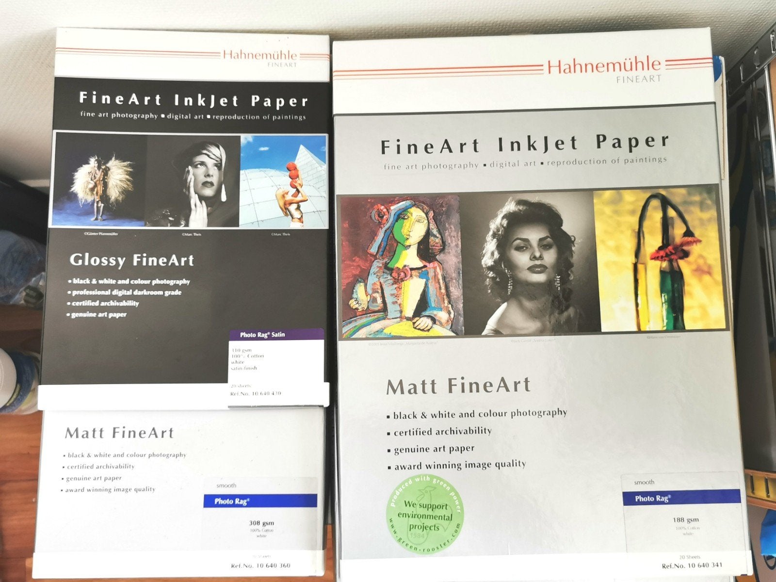 Fineart inkjetfotopapier, Hahnemüle, formaat A3 en A4 nieuw, Audio, Tv en Foto, A3, Nieuw, Overige merken, Ophalen of Verzenden