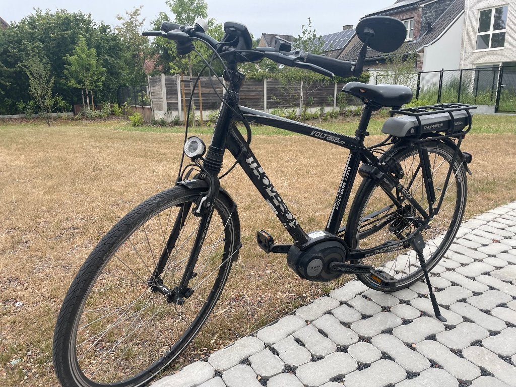 Elektrische herenfiets Thompson, Fietsen en Brommers, Elektrische fietsen, Gebruikt, 51 tot 55 cm, 50 km per accu of meer, Ophalen