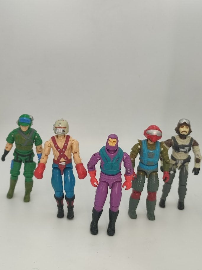 Lot Vintage G.I. Joe figuren - Hasbro - 1986-1988, Verzamelen, Ophalen of Verzenden, Gebruikt