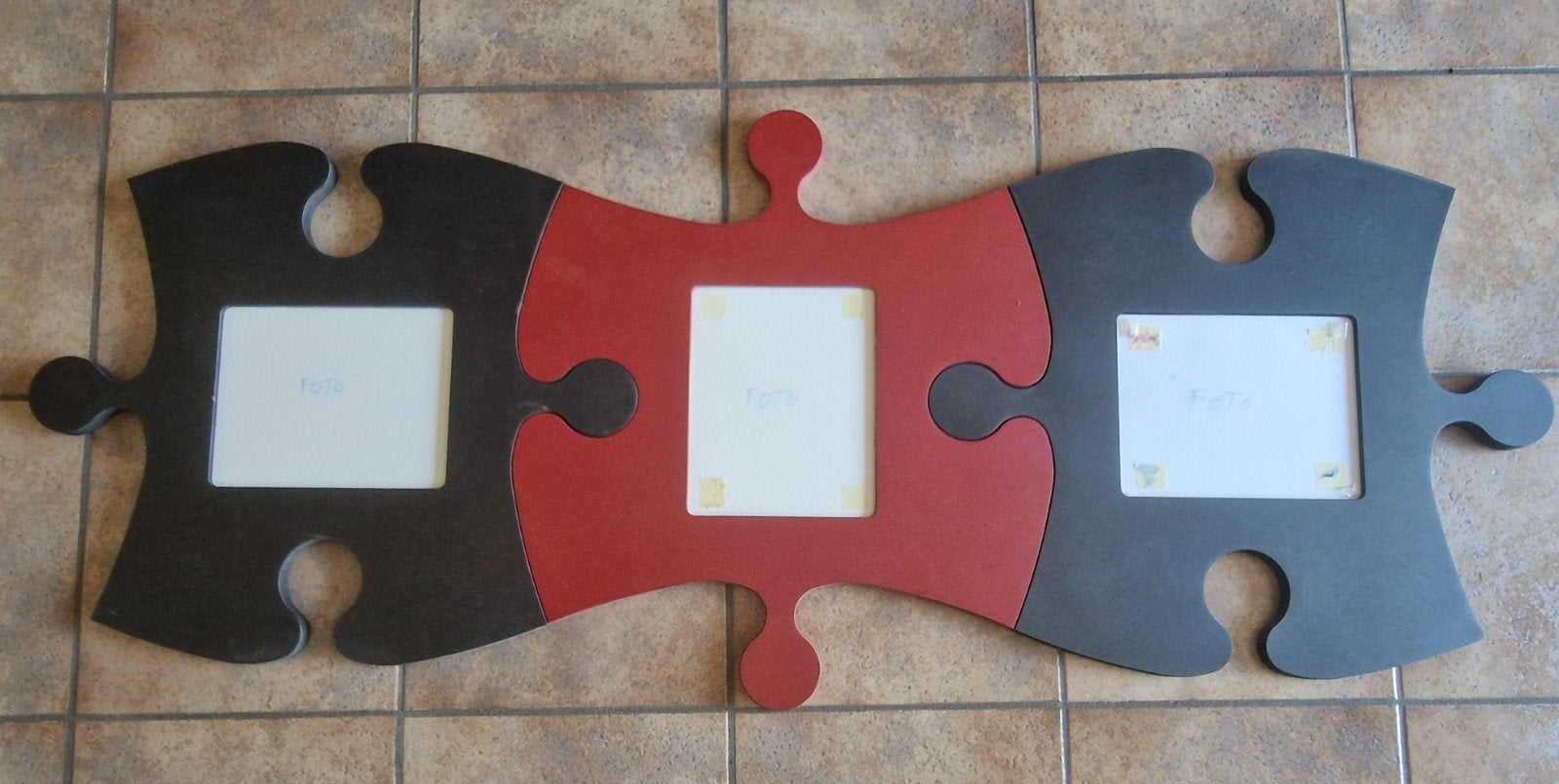 foto kader puzzelstukken, Ophalen, Gebruikt