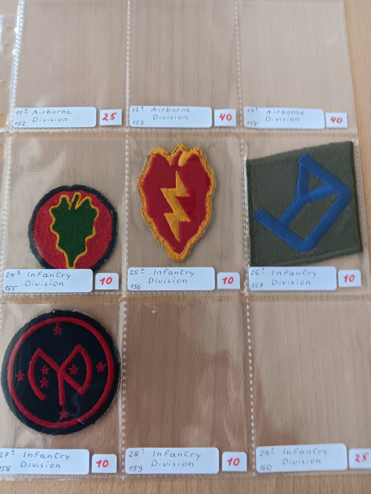 Us ww2 patches, Ophalen of Verzenden