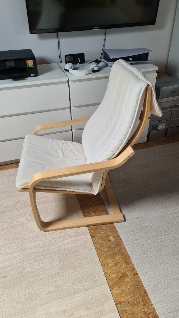 Poang zetel, Ophalen, Gebruikt, Eenpersoons, Hout