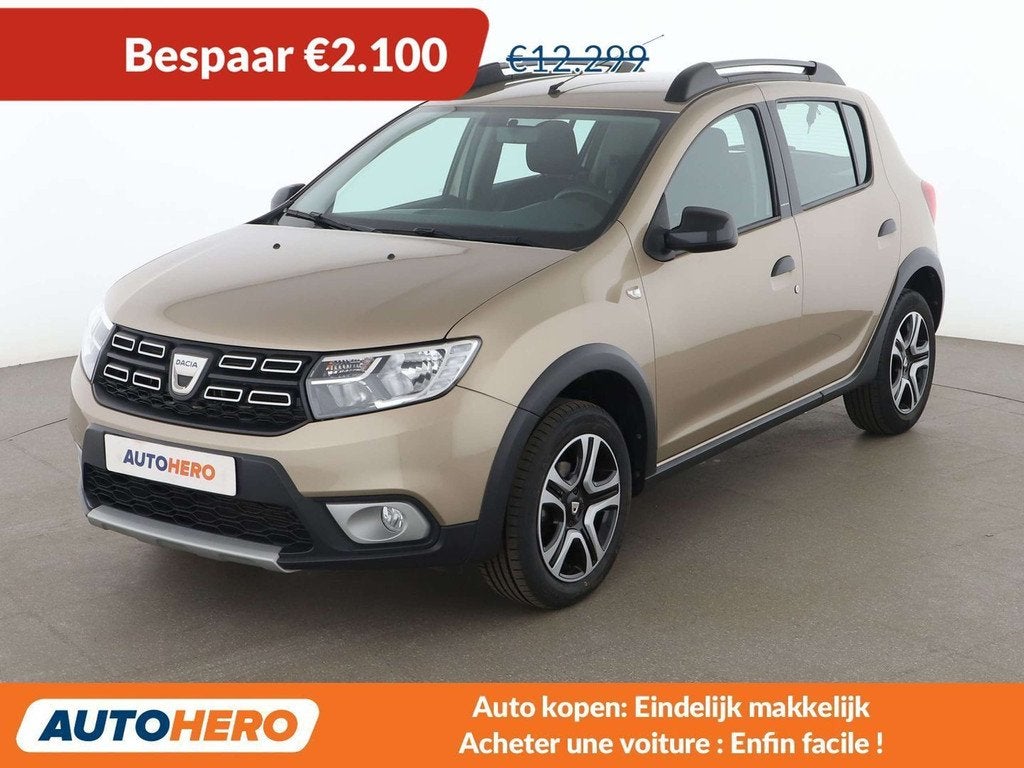 Dacia Sandero 0.9 TCe Stepway Celebration (bj 2018), Auto's, 898 cc, Stof, Gebruikt, Euro 6