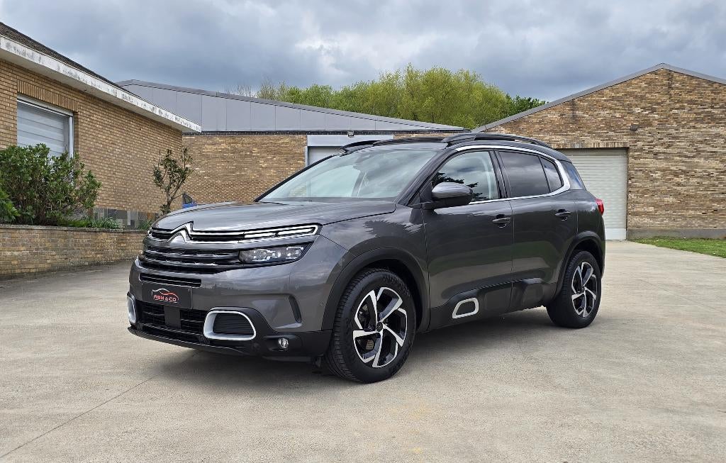 Citroen C5 Aircross 1.2i Ess. ** Carplay - Pano ** GAR 12M, Argent ou Gris, Achat, Euro 6, Entreprise
