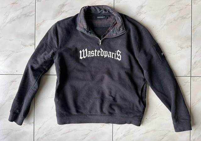 Pull Wasted Paris taille L (nr1955a), Taille 52/54 (L), Porté, Noir, Wasted Paris