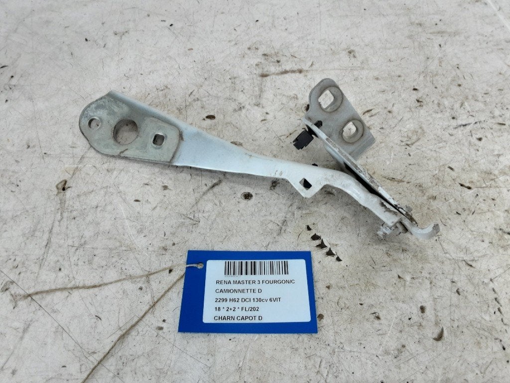 CHARNIERE DE CAPOT DROIT Renault (654000006R), Renault, Utilisé, Peter-Huppertz-Straße 5
51063  Köln, DE, Dialog.deutschland@renault.de