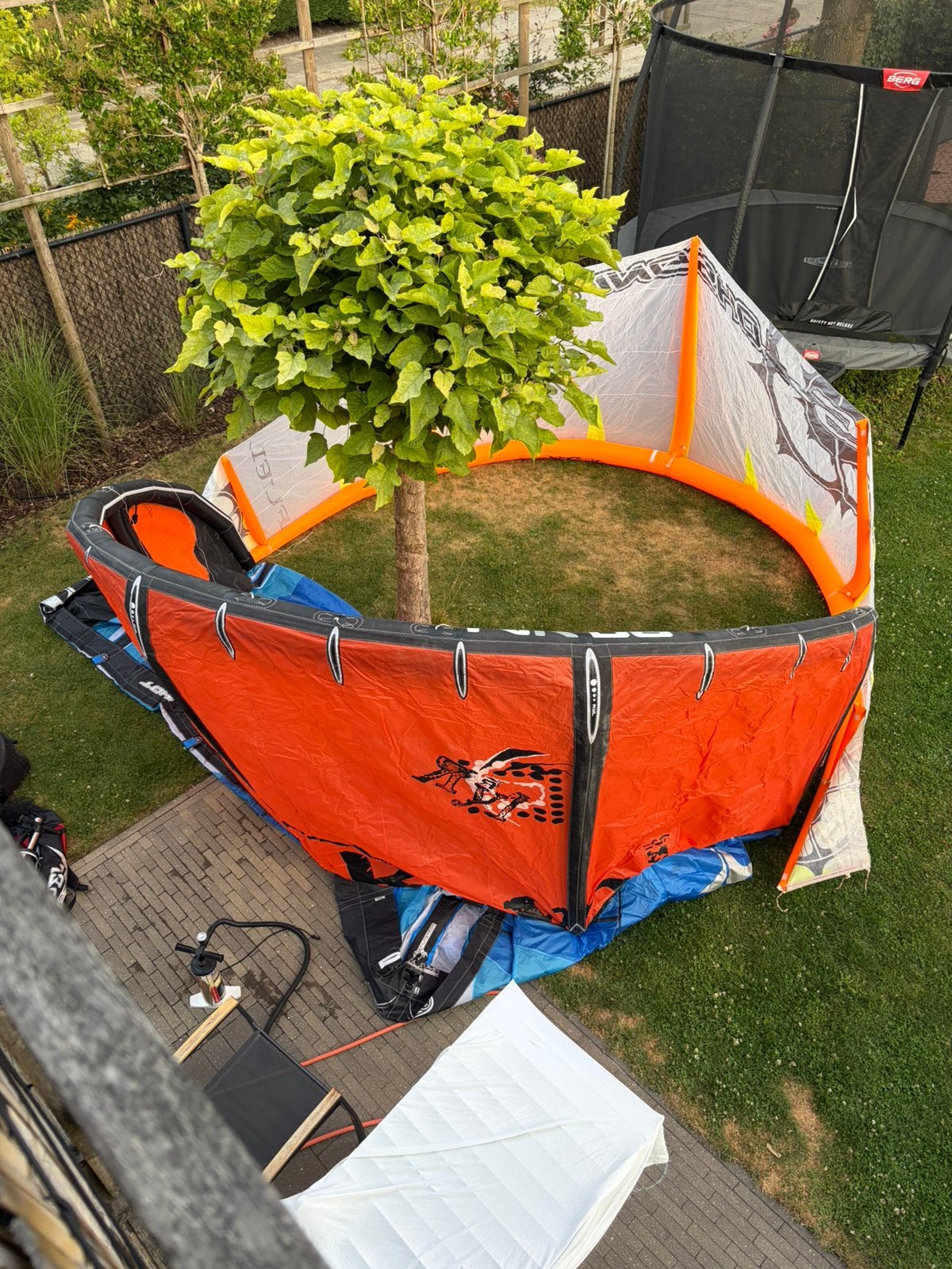 Royal Extera kite 2013 Slingshot fuel 2002, Watersport en Boten, Kitesurfen, Ophalen, Zo goed als nieuw, Kite