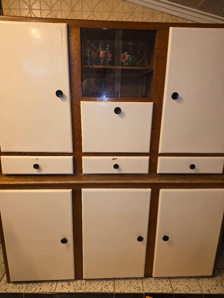 Keukenmeubilair uit de jaren 50, Ophalen, Gebruikt, 150 tot 200 cm, 25 tot 50 cm