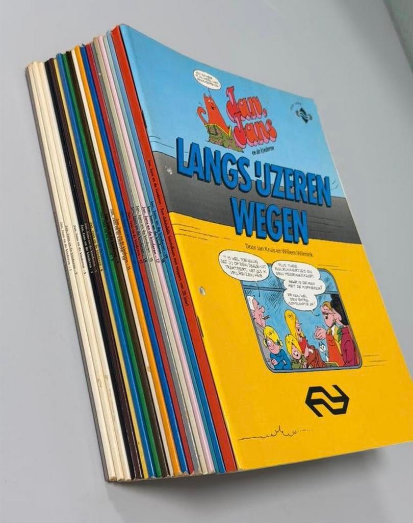 Jan, Jans en de Kinderen – nummer 1 t/m 20 + 3 extra edities, Meerdere stripboeken, Ophalen of Verzenden, Zo goed als nieuw