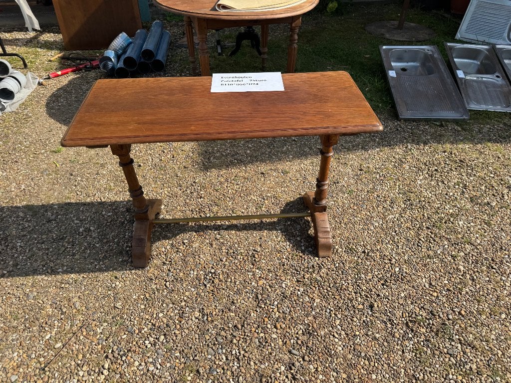 Essenhouten originele cafetafel, Ophalen