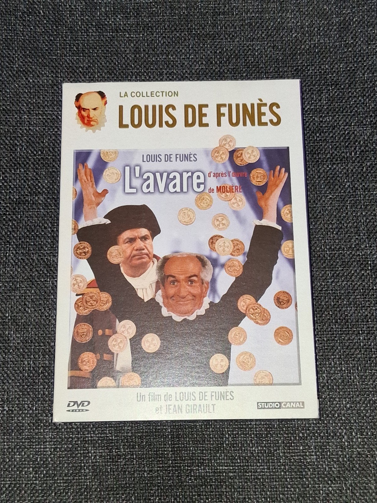 dvd Louis de Funès L´avare, Enlèvement ou Envoi, Tous les âges, Français, Comme neuf
