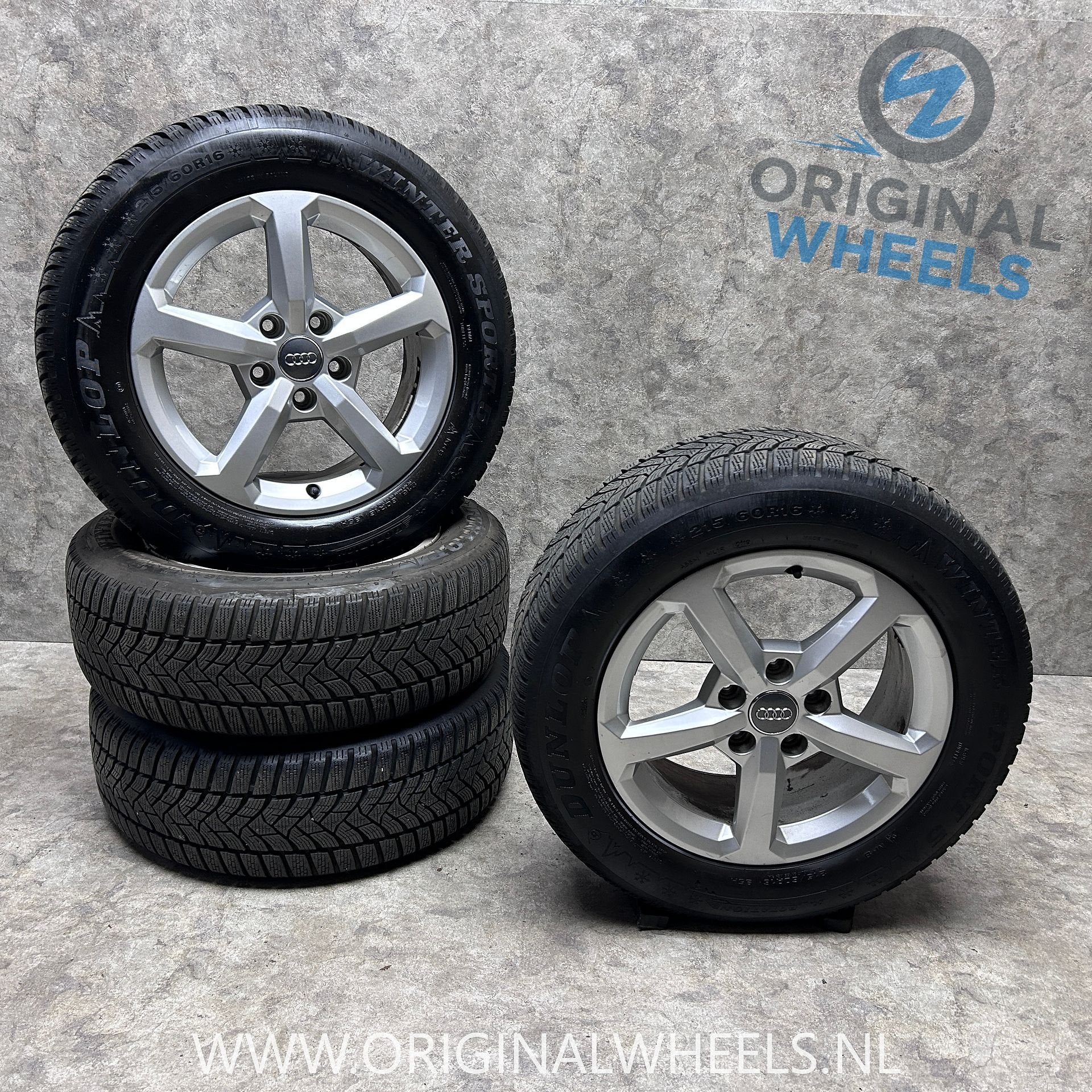 Diversen 16 inch originele velgen + winterbanden Audi Q2, Auto-onderdelen, Gebruikt, -, Banden en Velgen, -