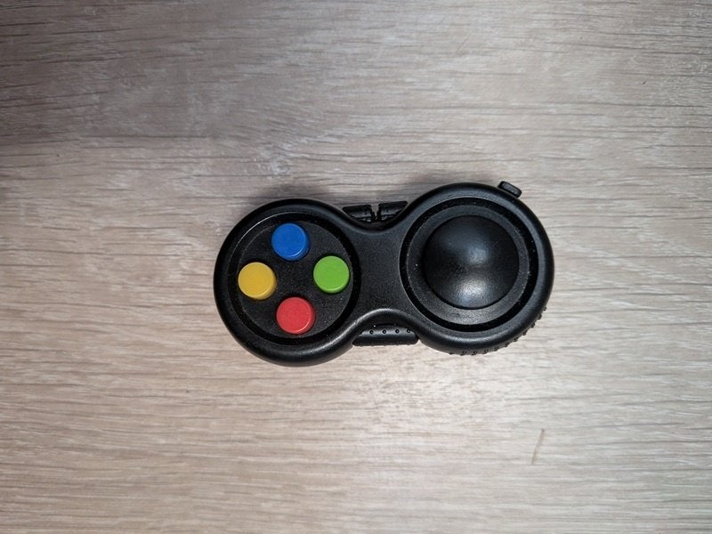 créa - télécommande boutons - fidget anti-stress jouet, Enlèvement, Utilisé