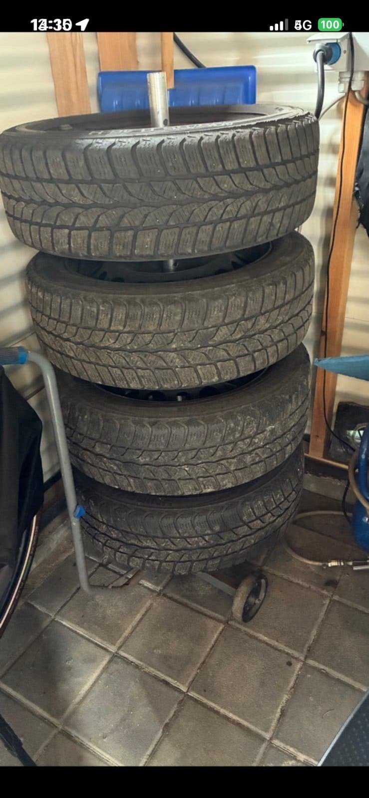 Pneus d'hiver sur jante en acier Citroen C3, Pneus et Jantes, Pneus hiver, 16 pouces, Véhicule de tourisme