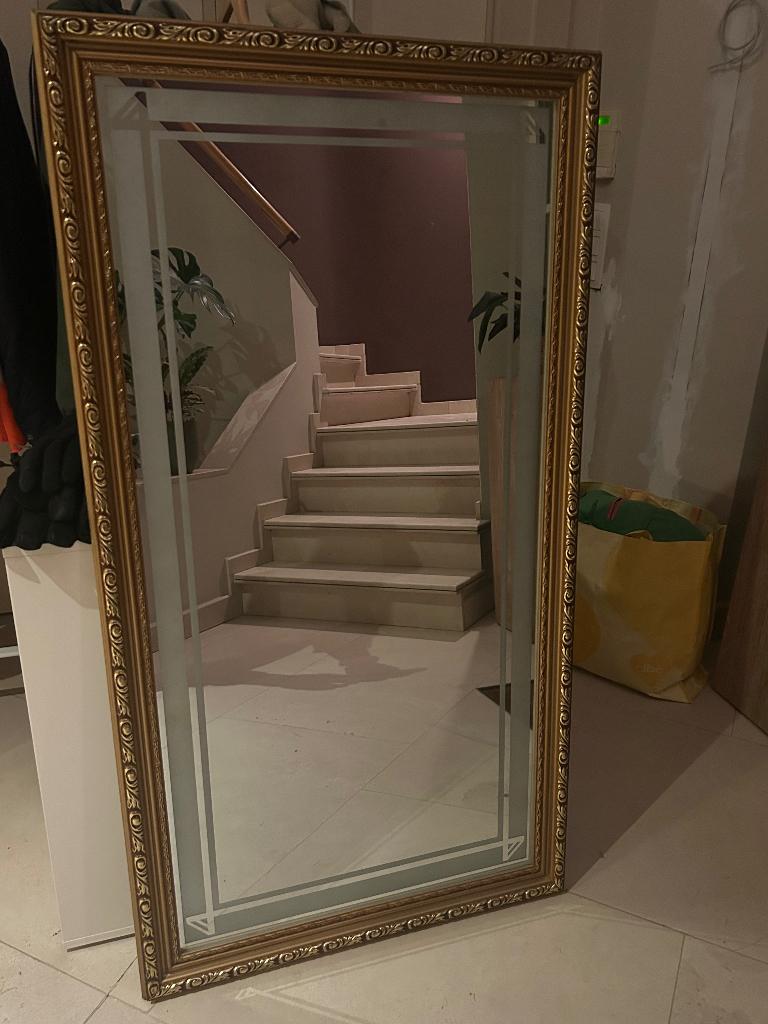 Spiegel, Huis en Inrichting, Ophalen, Zo goed als nieuw, Minder dan 100 cm, Rechthoekig