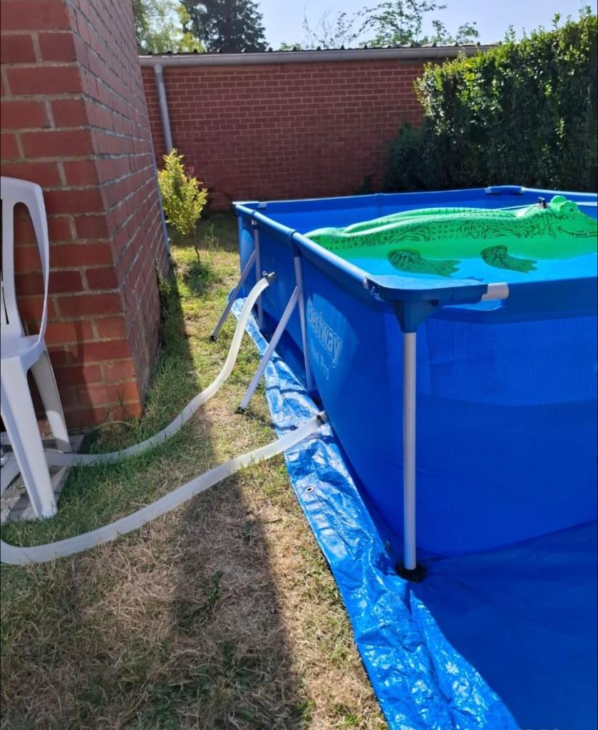 Piscine Bestway Steel Pro 3m/2,01m + tous les accessoires, Ophalen, Minder dan 80 cm, 300 cm of meer, Zo goed als nieuw